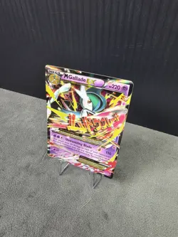2015 Pokemon TCG Roaring Skies Mega Gallad EX 35/108 Full Art Ultra Rare LP - Image 3