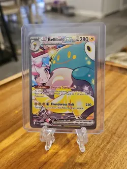 Pokemon Iono's Bellibolt EX Special Illustration Rare Holo 183/159 Sv09 EX MINT - Image 1