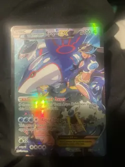 Pokemon TCG Team Aqua's Kyogre EX #6/34 Double Crisis Ultra Rare Heavy Played - Image 1