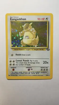 Pokemon TCG Kangaskhan Jungle 5/64 Holo Unlimited Holo Rare - NM - Image 1