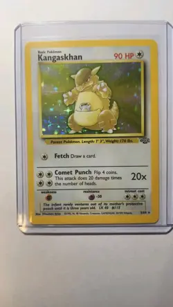 Pokemon TCG Kangaskhan Jungle 5/64 Holo Unlimited Holo Rare - NM - Image 3
