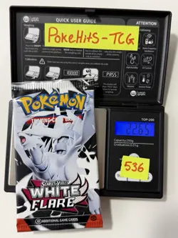 (HEAVY)🔥 22.65g Pokemon TCG White Flare Booster Pack Factory Sealed✅ - Image 1