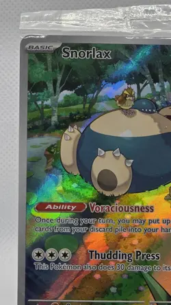 Pokemon TCG Snorlax SVP 051 Scarlet & Violet Promo Holo Sealed - Image 3