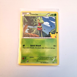 Treecko Non - Holo - 3/25 McDonalds Promo - 2021 - 25th Anniversary - Pokemon - Image 1