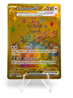 Pokemon Terapagos ex Hyper Rare Prismatic Evolutions 180/131 - Image 1