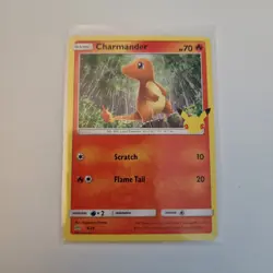 Charmander - Non Holo - 9/25 McDonalds Promo - 2021 - 25th Anniversary - Pokemon - Image 1