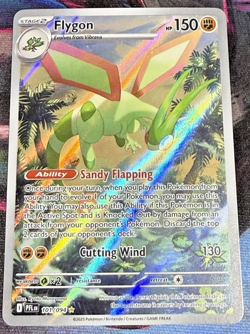 Pokemon Flygon 101/094 FULL ART Phantasmal Flames Holo NM - Image 1