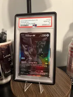 Pokemon 2025 Zekrom ex 172/086 Black White Rare Black Bolt PSA 10 + GradedGuard - Image 2
