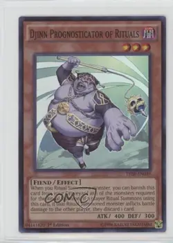 Super Rare - Djinn Prognosticator of Rituals 1st Ed. YuGiOh The Secret Forces - Image 1