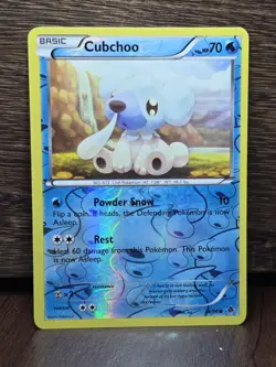 Cubchoo 28/98 Rev Reverse Holo BW Emerging Powers Pokemon NM - Image 1