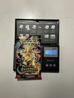 VERY HEAVY 22.81g GODPACKUU Ascended Heroes Pokemon TCG Booster Pack - Image 1