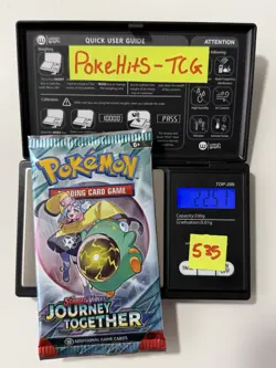 (VERY HEAVY)🔥22.51g Pokemon TCG Journey Together Booster Pack Factory Sealed ✅ - Image 1
