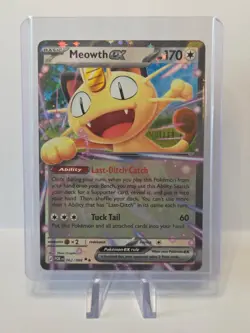 Meowth EX 062/088 Pokemon TCG POR Set Holo 170 HP Ability 60 Attack English - Image 1