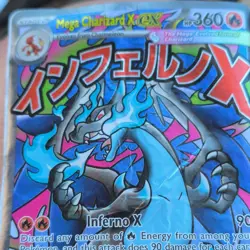 Mega Charizard X EX Mega Evolution Promo 023 Holo English Pokemon TCG HP 360 - Image 1