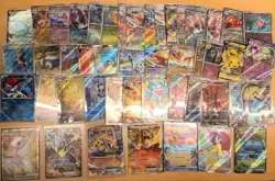 Pokemon Card Lot 49pcs SR UR AR RR RRR EX VMAX V Japanese Bulk Cards Ungraded - Image 1