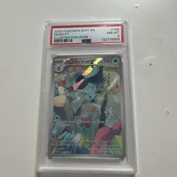 Dewott 106/086 Illustration Rare Pokemon White Flare Mint Condition PSA 8 - Image 1