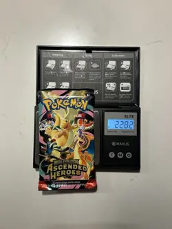 VERY HEAVY 22.82g GODPACKUU Ascended Heroes Pokemon TCG Booster Pack - Image 1