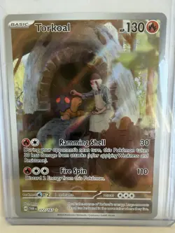 Torkoal 172/167 - Illustration Rare - Twilight Masquerade - Pokemon TCG - NM - Image 1