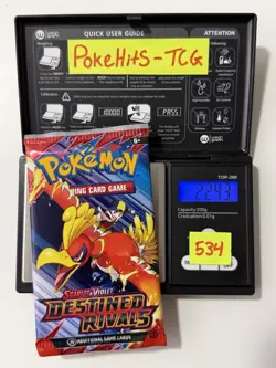 (HEAVY)🔥22.43g Pokemon TCG Destined Rivals Booster Pack Factory Sealed✅ - Image 1