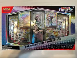 Pokemon Prismatic Evolutions Premium Figure and poster Collection - Image 1