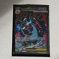 Pokemon Mega Charizard X ex 023 Me: Mega Evolution Promo Holo Rare - Image 1