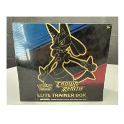Pokemon Crown Zenith Elite Trainer Box Lucario Promo Collectors Box - Image 1
