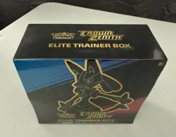 Pokemon Crown Zenith Elite Trainer Box Lucario Promo Collectors Box - Image 5