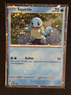 Pokemon - Squirtle SVP048 - Scarlet & Violet Black Star Promo - NM - Image 1