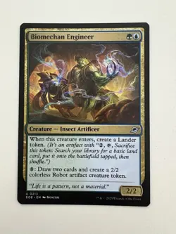 Biomechan Engineer MTG Magic the Gathering Card NM Near Mint EOE - Image 1