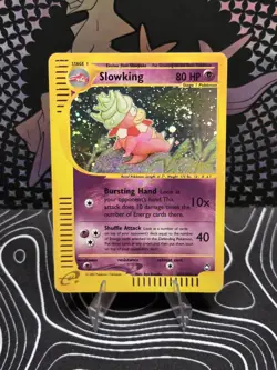 Pokemon Slowking Aquapolis Holo Rare *Swirl - Image 1