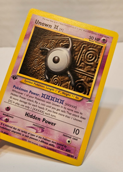 Unown X 30/105 Rare 1st Edition Neo Destiny Pokemon 1502 - Image 4