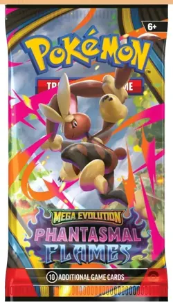 Pokemon TCG - PHANTASMAL FLAMES - Sleeved Booster Pack COMPLETE ART SET . 4Packs - Image 2