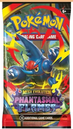 Pokemon TCG - PHANTASMAL FLAMES - Sleeved Booster Pack COMPLETE ART SET . 4Packs - Image 3