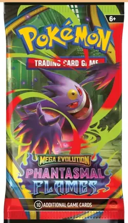 Pokemon TCG - PHANTASMAL FLAMES - Sleeved Booster Pack COMPLETE ART SET . 4Packs - Image 4