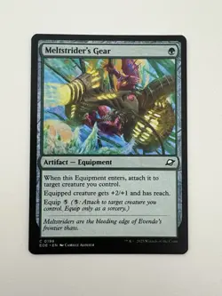 Meltstrider’s Gear MTG Magic the Gathering Card NM Near Mint EOE - Image 1
