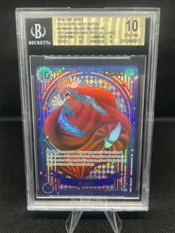 One Piece TCG Buggy SILVER SP OP09-051 The Azure’s Sea Seven BGS 10 PRISTINE ENG - Image 1