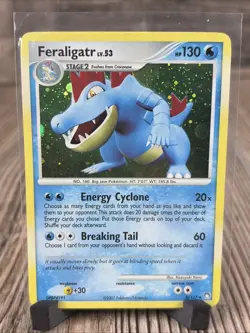 Pokemon Feraligatr Holo 8/123 Mysterious Treasures Trading Card LP - Image 1