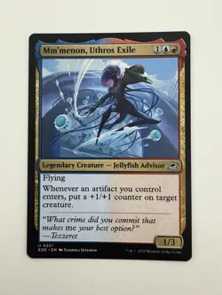 Mm’menon Uthros Exile MTG Magic the Gathering Card NM Near Mint EOE - Image 1