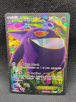 Gengar EX 114/119 X&Y Phantom Forces Ultra Rare Full Art Holo Pokemon Card - Image 1