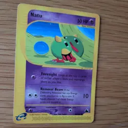 NATU 80/144 POKEMON CARD (EXPEDITION BASE SET) - Image 3