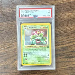 Pokemon Venusaur Holo Promo Black Star #13 PSA 2000 English TCG Card - Image 1
