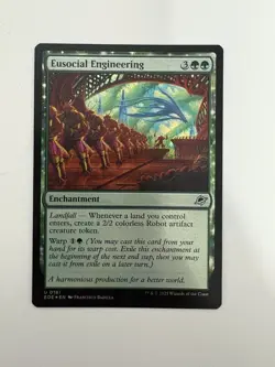 Eusocial Engineering Foil MTG Magic the Gathering Card NM Near Mint EOE - Image 1