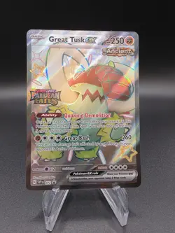 Great Tusk ex SVP 072 Black Star Promo Scarlet And Violet Pokemon Card - Image 1