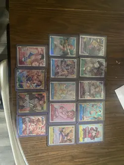 14 ONE PIECE CARD GAME BANDAI CARDS Monkey D. Luffy & Tony Tony Chopper - Image 1