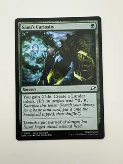 Sami’s Curiosity MTG Magic the Gathering Card NM Near Mint EOE - Image 1