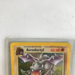 Aerodactyl Fossil Set Holo 1/62 Rare Pokemon Card WOTC 1999 Vintage - Image 2