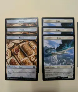 Food Tokens MTG Magic Gathering LTR Token Lot of 10 - Lord Of Rings Food Deck - Image 2