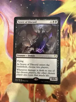 Magic the Gathering Sower of Discord Commander 2018 Regular LP - Image 1