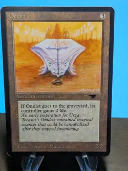 MTG Magic the Gathering Onulet (59/101) Antiquities LP - Image 1