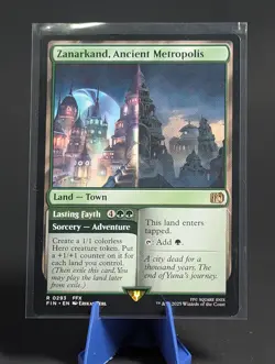 MTG Zanarkand, Metropolis Final Fantasy Foil 293 FIN Magic - Image 1